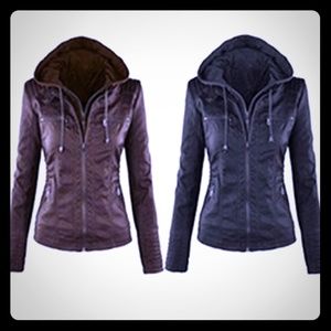 Nice jacket...  fitted with a hood